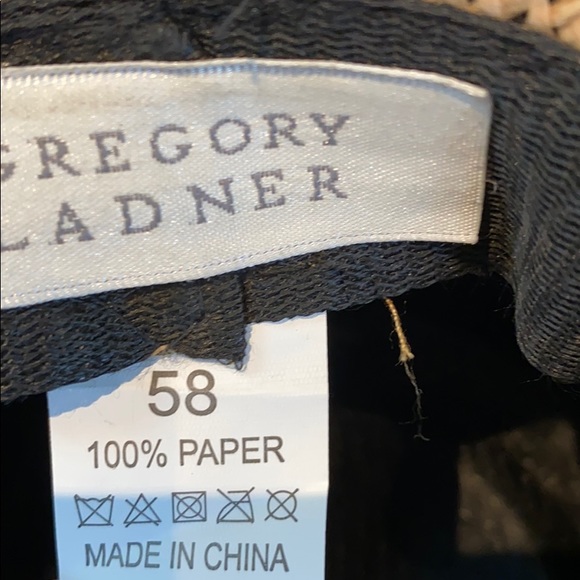 GREGORY LADNER 100% paper w/ribbon fedora - Picture 5 of 5